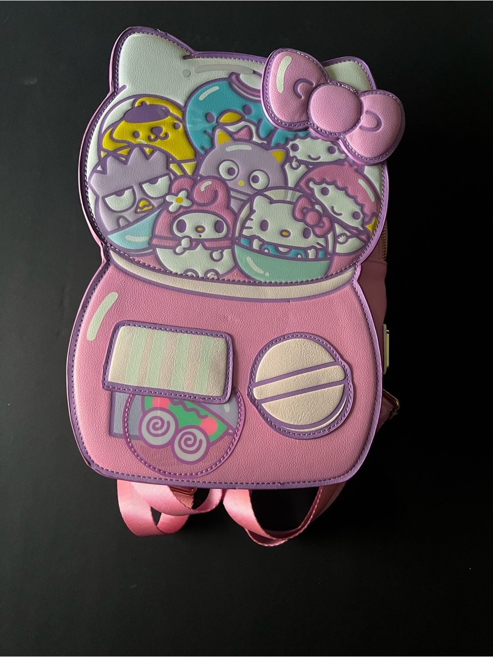 NWOT Loungefly Hello Kitty & Friends gum ball machine backpack